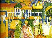 Wassily Kandinsky crinolines oil on canvas